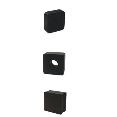 Isolador de vibração quadrado - TGALF  - LESOL - em borracha / para máquina / monobloco
