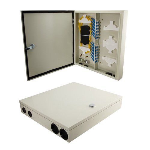Caixa de montagem para fibra óptica - PPWB-48SC-WP - PolyPhaser | Transtector - de parede / retangular / em aço