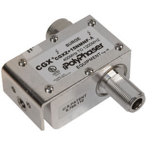 Dispositivo de proteção contra surtos de tipo 1 - CGXZ+15NMNF-A - PolyPhaser | Transtector - para aplicações de radiofrequência / para telecomunicações / em linha