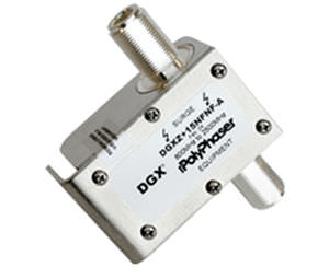 Dispositivo de proteção contra surtos de tipo 1 - DGXZ+15NFNF-A - PolyPhaser | Transtector - para aplicações de radiofrequência / para telecomunicações / em linha