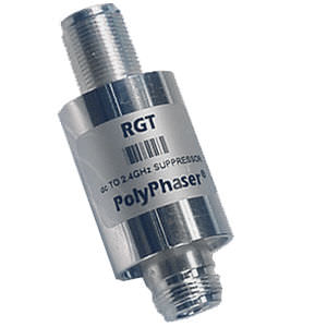Centelhador a gás (GDT) substituível - 18 kA, 60 V, max. 2.4 GHz | RGT - PolyPhaser | Transtector