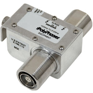 Dispositivo de proteção contra surtos de tipo 1 - VHF50HD - PolyPhaser | Transtector - para telecomunicações / VHF / em linha