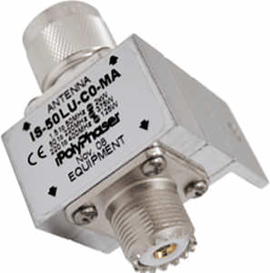 Dispositivo de proteção contra surtos de tipo 1 - IS-B50LU-C0-MA - PolyPhaser | Transtector - para aplicações de radiofrequência / para telecomunicações / em linha