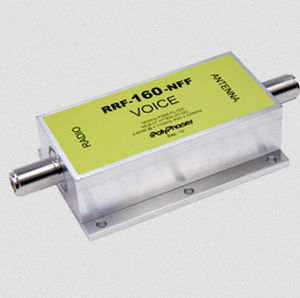 Filtro eletrônico passa-banda - 160 MHz | RRF-160-NFF - PolyPhaser | Transtector - passivo / RF