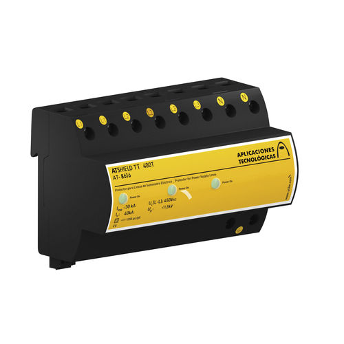 Dispositivo de proteção contra surtos de tipo 1 - ATSHIELD TT 400T - Aplicaciones Tecnológicas, S.A. - para fonte de alimentação / contra correntes transitórias / compacto