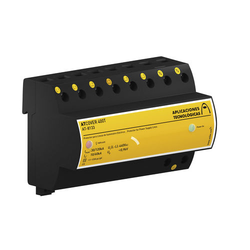 Dispositivo de proteção contra surtos de tipo 3 - ATCOVER 230T - Aplicaciones Tecnológicas, S.A. - para fonte de alimentação / contra correntes transitórias / 4 polos