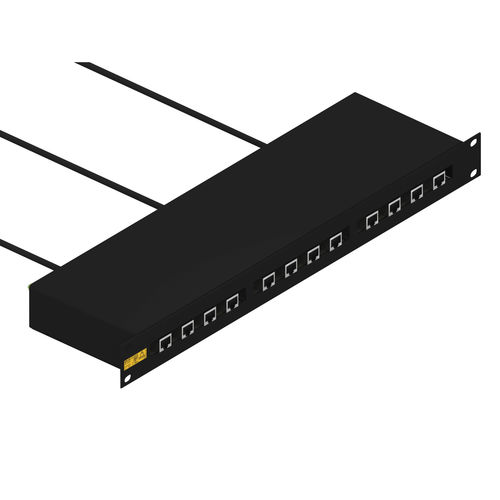 Dispositivo de proteção contra surtos para rede informática - ATLAN 12 CAT6 - Aplicaciones Tecnológicas, S.A. - para cabo Cat6 / RJ45 / de encaixe