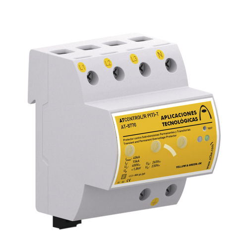 Dispositivo de proteção contra surtos de tipo 2 - ATCONTROL/B P-M - Aplicaciones Tecnológicas, S.A. - para fonte de alimentação / 2 polos / modular