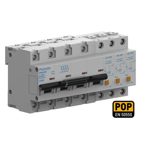 Dispositivo de proteção contra surtos para fonte de alimentação - IGA TEST T 80 D - Aplicaciones Tecnológicas, S.A. - 4 polos / modular / trifásico