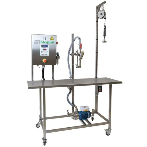 Envasadora semiautomática - STOPPIL - de garrafas / para produtos fitossanitários / para produtos alimentares