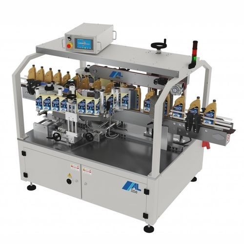 Rotuladora automática - ALLINE  - STOPPIL - para garrafas / para produtos químicos / para indústria de cosméticos