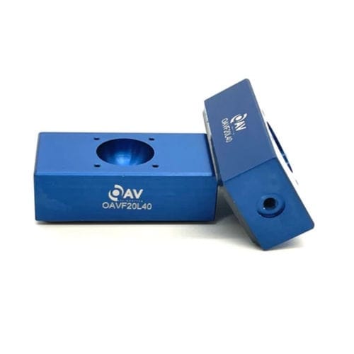 Mancal linear - OAVF20L40 - OAV Air Bearings - plano / aerostático / em alumínio