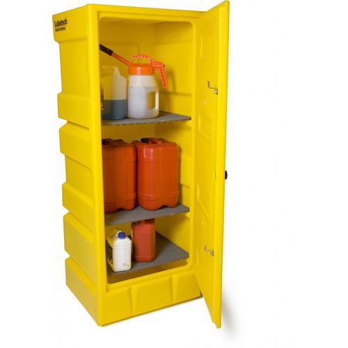 Armário para oficina - 31-1383 - Lubetech - de piso / com 1 porta / em polipropileno
