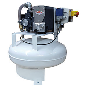 Grupo de vácuo lubrificado - MINIVAC 1 series - MIL'S - com bomba de palhetas / industrial / compacto
