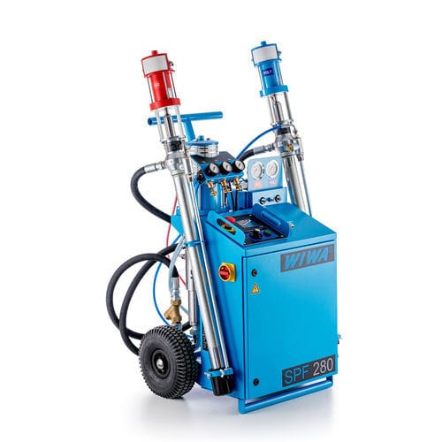 Máquina de pulverização móvel - DUOMIX SPF - WIWA - de poliuretano / pneumática