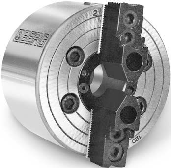 Placa de torno automática - KH2 series - Berg & Co. GmbH Spanntechnik - com 2 castanhas / motorizada / de pinça