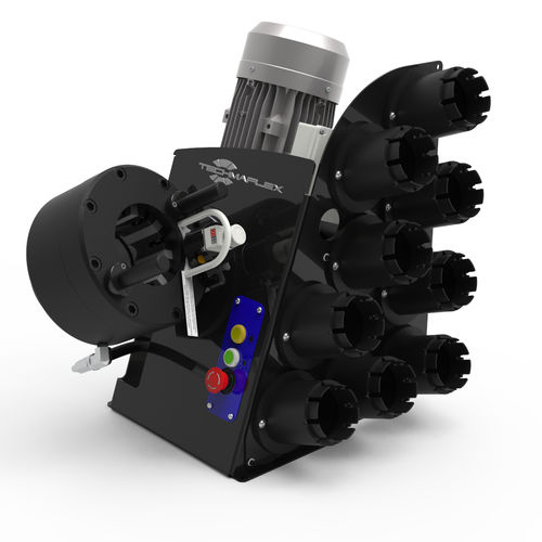 Prensa de mangueiras - S CRIMP 137 EVO R - TECHMAFLEX - para mangueiras hidráulicas / de conectores / semiautomática