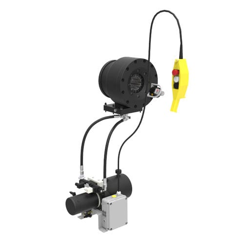 Prensa de mangueiras - V CRIMP 240 L - TECHMAFLEX - para mangueiras hidráulicas / de conectores / semiautomática