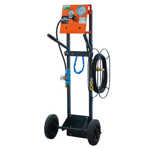 Dispositivo de enchimento de gás SF6 - 3-001-R002 - DILO Armaturen und Anlagen GmbH - móvel / em carrinho para cilindro / para painel de distribuição
