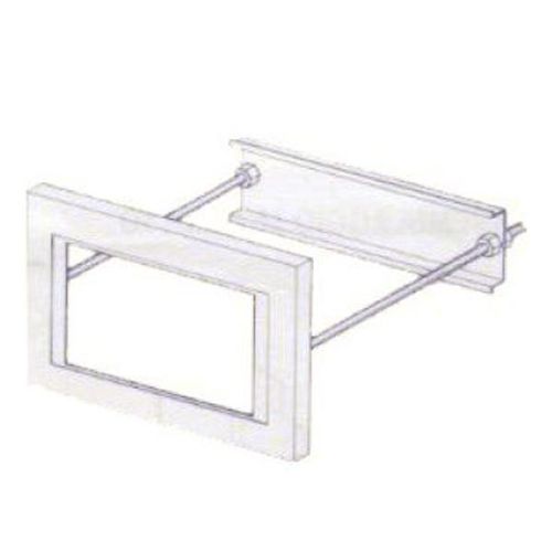 Flange de suporte - FLANGIA 2-3-6 DIN - DOSSENA - em material plástico / retangular