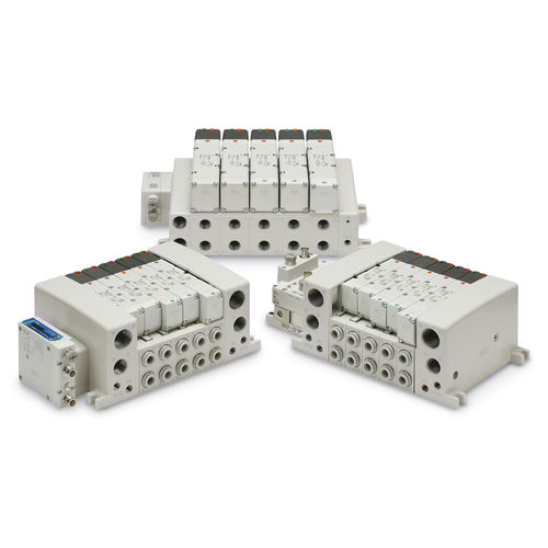Válvula direcional pneumática spool - VQC series - SMC  - acionada por solenoide / de ação indireta / compacta