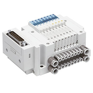 Válvula direcional pneumática acionada por solenoide - JSY series - SMC  - spool / de acionamento pneumático / de 5/2 vias