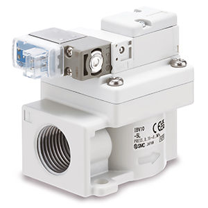 Válvula elétrica - IBV series - SMC  - para ar / de tubagem / para compressor