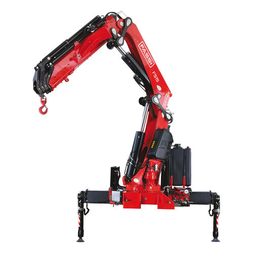 Guindaste montado em caminhão - F515RA e-dynamic - Fassi gru S.p.A - com lança / para terrenos acidentados / para a manutenção