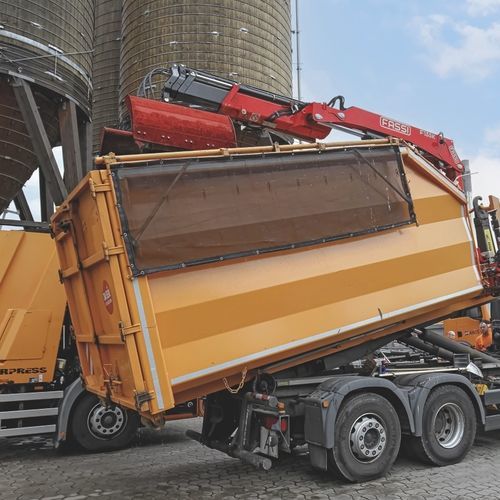 Guindaste montado em caminhão - F135AK series - Fassi gru S.p.A - com lança / para obras / de elevação