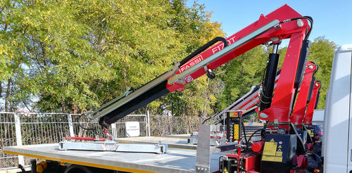 Guindaste montado em caminhão - F170AT series - Fassi gru S.p.A - com lança / florestal / para a indústria automotiva