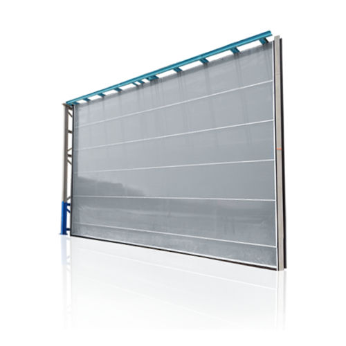 Porta de emparelhar - Aluflex - SHIPYARDDOOR (Hangar Door | High Speed Door) - de alumínio / em tecido / industrial