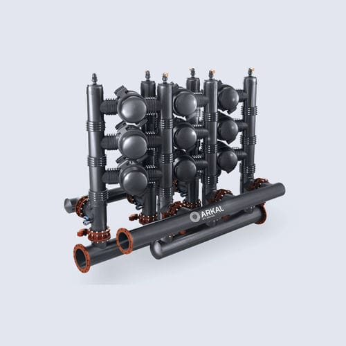 Sistema de filtração de disco - 10″ Spin Klin™ Super Galaxy - Amiad Water Systems - para água / compacto / automático