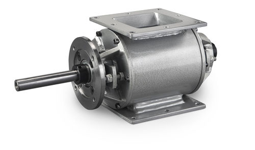Válvula rotativa para transporte pneumático - Mini 19 series - ACS Valves - flange quadrada