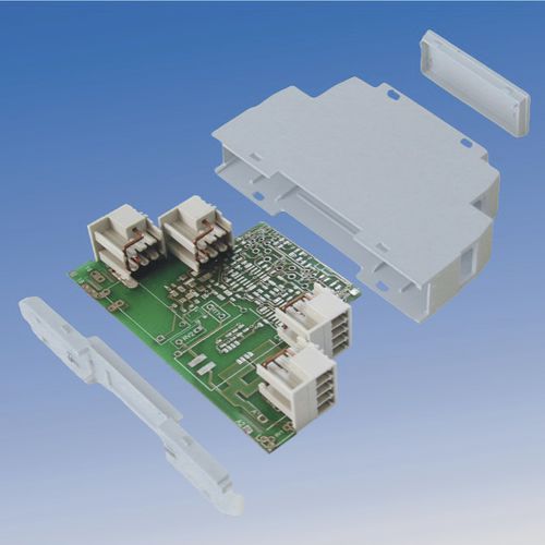 Caixa de montagem para trilhos DIN - CEM17 series - Euroclamp - modular / para equipamento eletrônico / de proteção