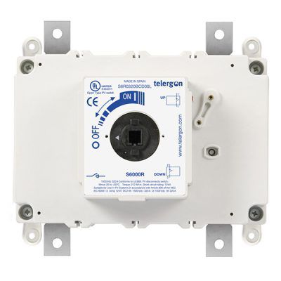Chave seccionadora unipolar - S6R0320 series - Telergon - 2 polos / CC / industrial