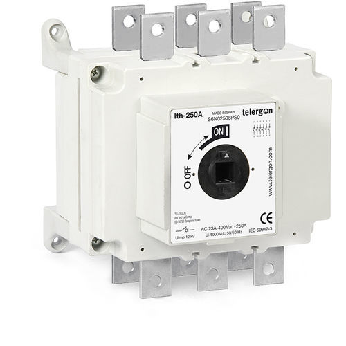 Chave seccionadora motorizada - S6N0315 - Telergon - multipolar / CA / montada sobre eletrodutos