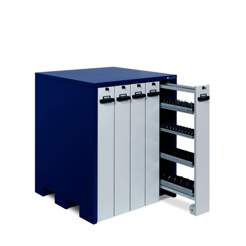 Armário para ferramenta de punção - WKS series - Apfel Metallverarbeitung GmbH - de acondicionamento / de piso / com gavetas
