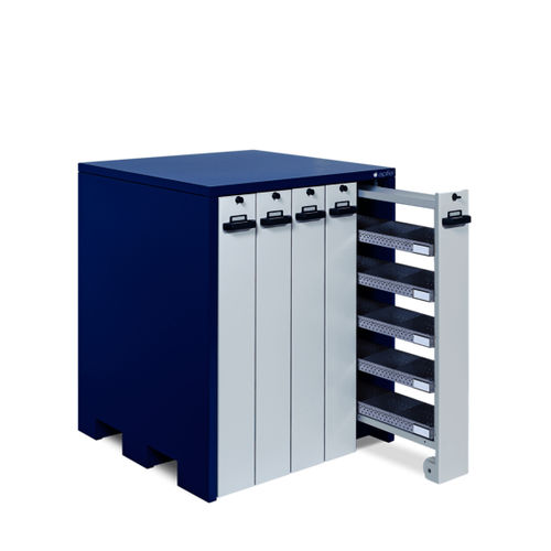 Armário para produtos a granel - WKS Set T series - Apfel Metallverarbeitung GmbH - de acondicionamento / de piso / com gavetas