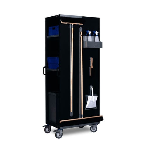 Carrinho de limpeza - RGS 5000 plus - Apfel Metallverarbeitung GmbH - com prateleiras / para lixeira / com rodízios