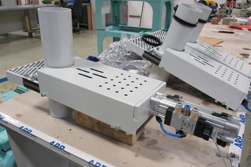 Válvula de guilhotina - DN 80/DN 100 - ARP GmbH & Co. KG - pneumática / de extração
