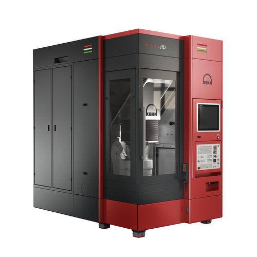 Centro de usinagem CNC de 5 eixos - KERN Micro HD - Kern Microtechnik GmbH - vertical / de coluna móvel / com mesa móvel
