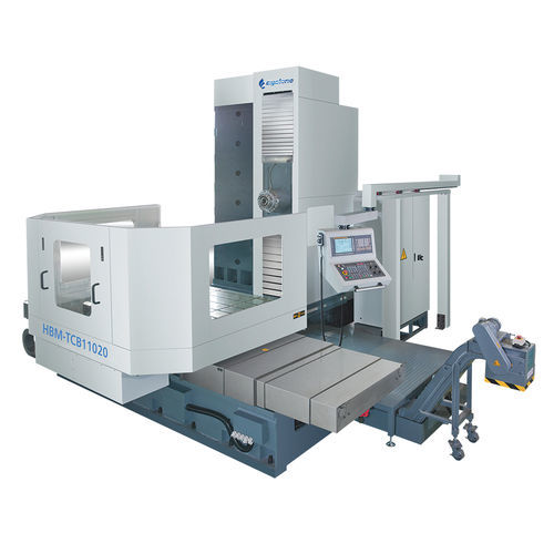 Mandriladora-fresadora CNC - HBM-TCB series  - L & W Machine Tools, Inc. - horizontal / de coluna móvel / com mesa giratória