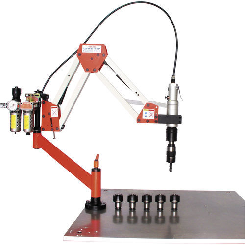 Máquina de rosquear com braço articulado - AS series - Maho Enterprise Co., Ltd. - vertical / de bancada / pneumática