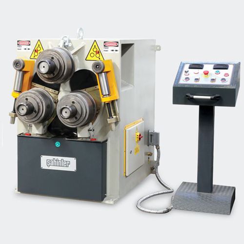 Curvadora elétrica - HPK 80 - Sahinler Metal Makina End. A.S. - de tubos / de perfis / com 3 rolos motorizados