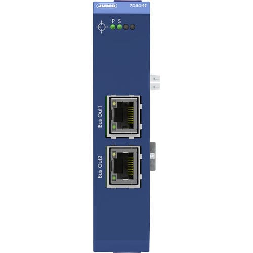 Roteador central - 705041 - JUMO GmbH & Co. KG - para rede / RJ45 / para trilho DIN