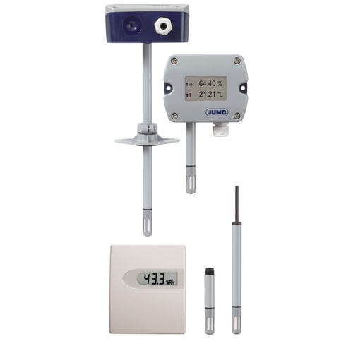 Medidor para HVAC - 907021 series - JUMO GmbH & Co. KG - de temperatura / de concentração de CO2 / de umidade relativa