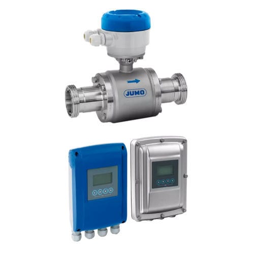 Medidor de vazão eletromagnético - OPTIFLUX 6000 - JUMO GmbH & Co. KG - volumétrico / para líquidos / DN 150 mm (6")