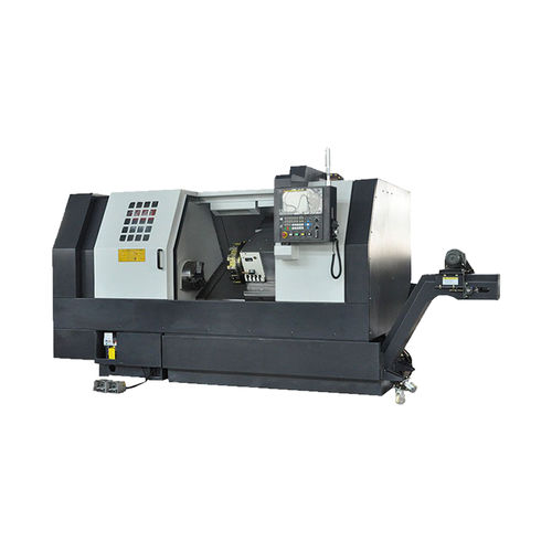 Torno CNC - KDCK-40H - Zhejiang KAIDA Machine Tool CO., LTD. - de 2 eixos / de barramento inclinado / 12 ferramentas