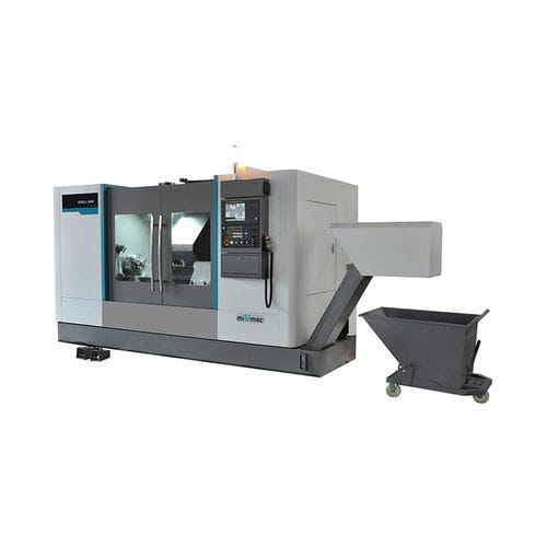 Torno CNC - KDCL-50B - Zhejiang KAIDA Machine Tool CO., LTD. - de 2 eixos / de barramento inclinado / 12 ferramentas