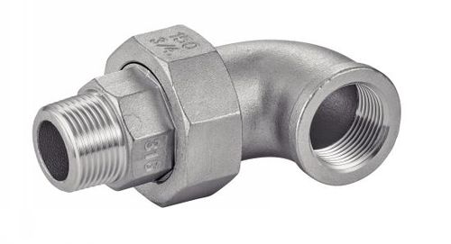 Conexão hidráulica - 5251 - BENE INOX - com rosca / cotovelo de 90° / ISO